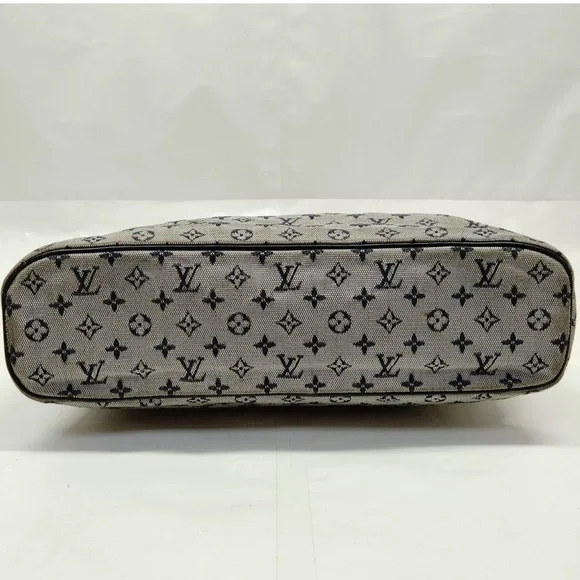 Authentic Louis Vuitton LV Hand Bag LucillePM Blue Monogram Mini Lin - Picture 9 of 17
